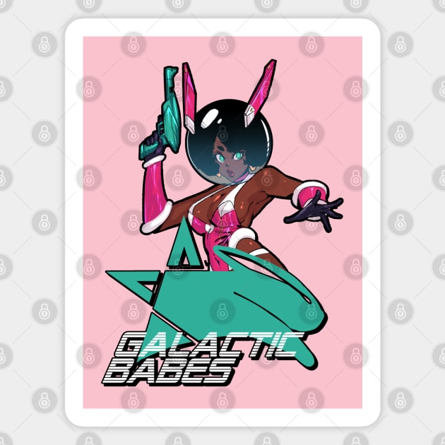 Galactic Babes v2 Magnet by Banirakohi